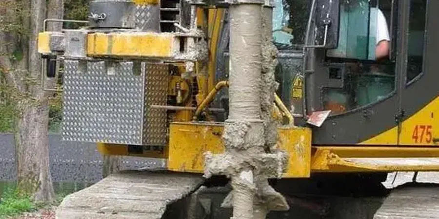 Illustratives Bild von Deep soil mixing in Bremerhaven